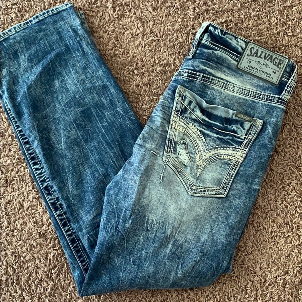 Salvage Distressed Men’s Jeans - 30R